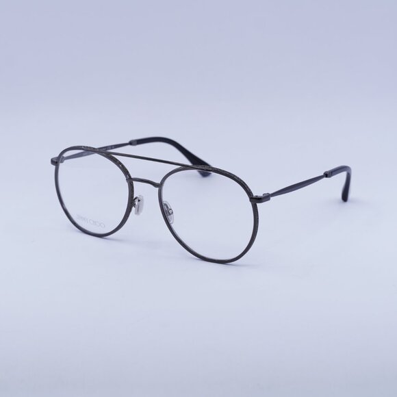 🕶️ New Jimmy Choo JC230 0807 00  Eyeglasses - Black with Glitter Frame 54mm - Picture 4 of 8